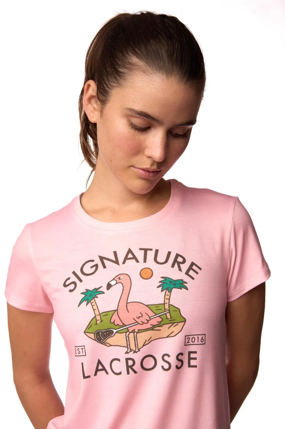 Signature On an Island T-Shirt - Pink