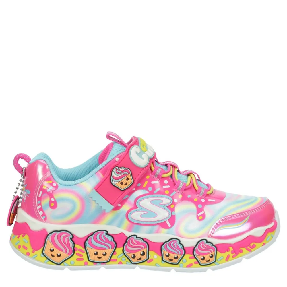 SKECHERS  GIRLS LITTLE-BIG KID CUPCAKE CUTIE SNEAKER