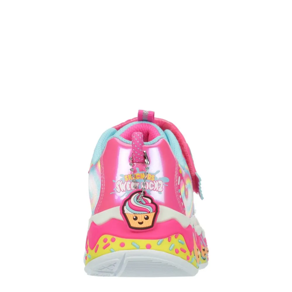 SKECHERS  GIRLS LITTLE-BIG KID CUPCAKE CUTIE SNEAKER