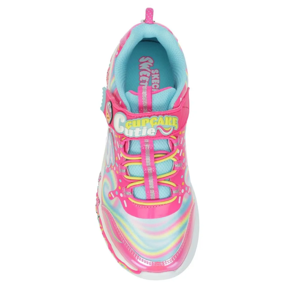 SKECHERS  GIRLS LITTLE-BIG KID CUPCAKE CUTIE SNEAKER