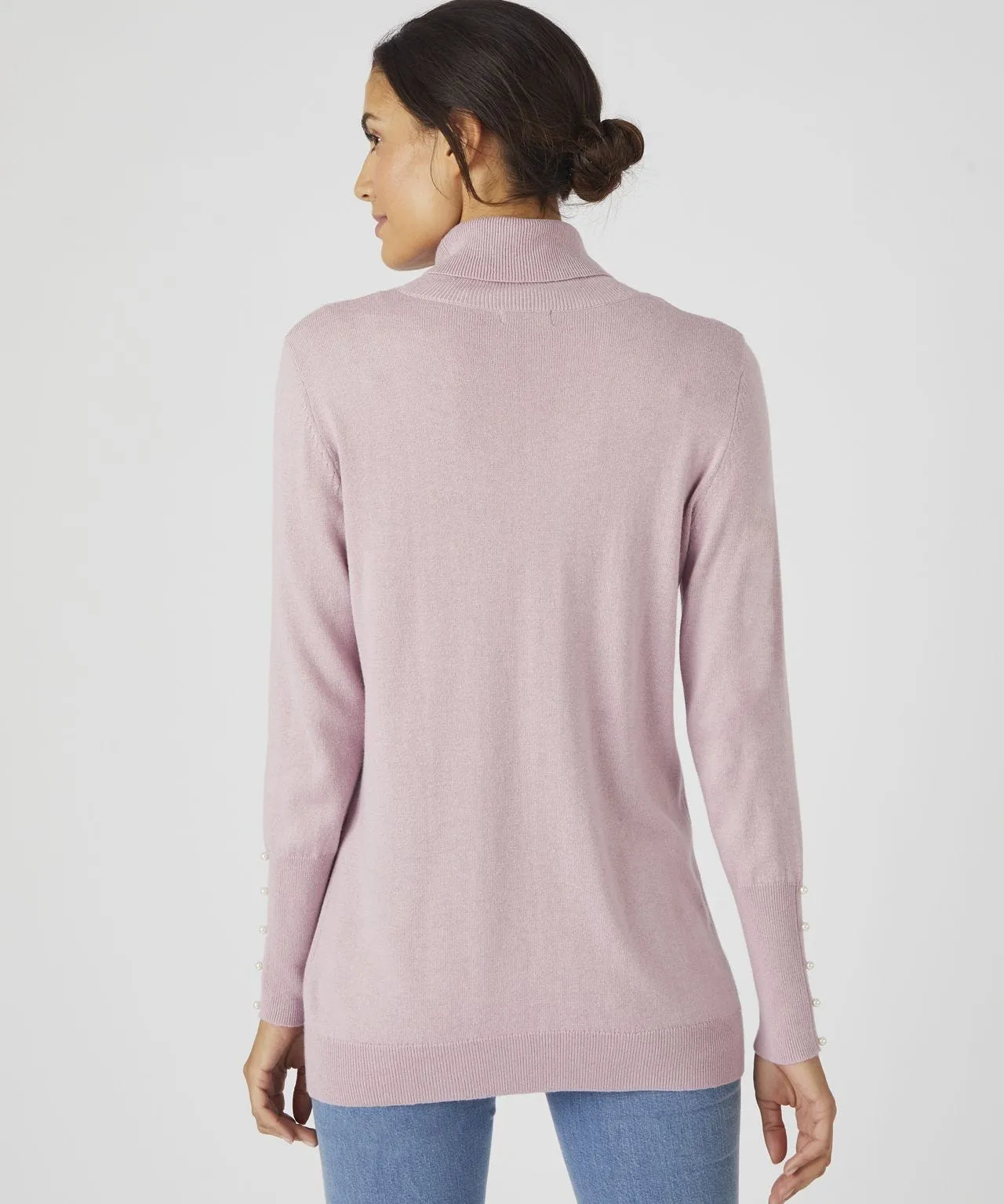 Skin Soft Button Sweater