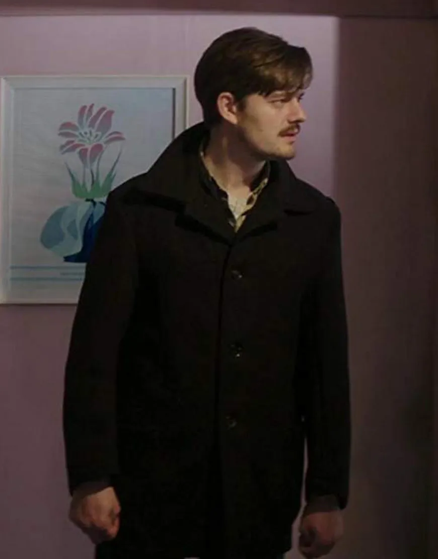 Sometimes Always Never Sam Riley Coat | Peter Black Wool Blend Coat