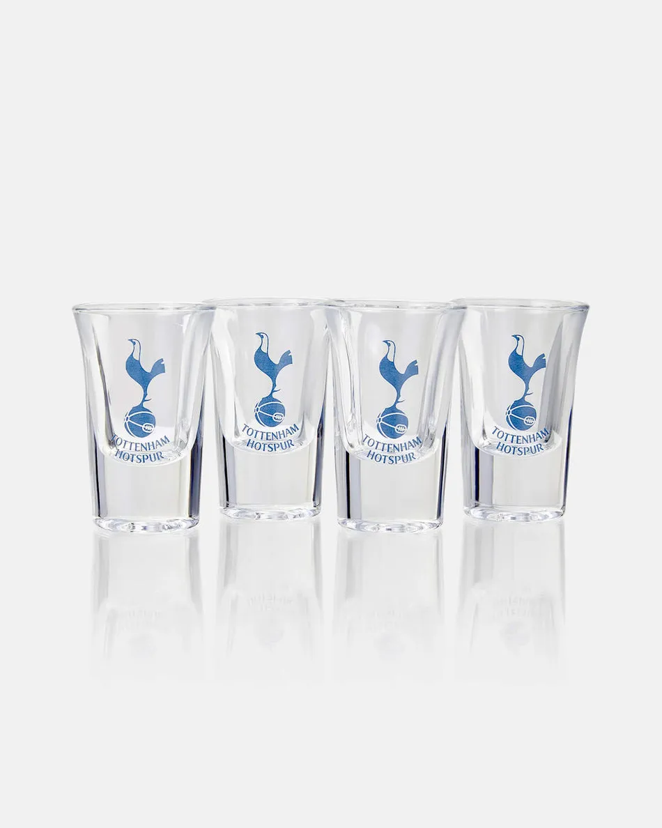 Spurs 4 Pack Clear Shot Glasses