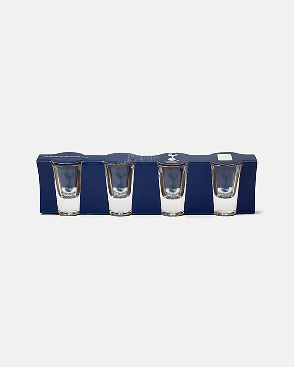 Spurs 4 Pack Clear Shot Glasses