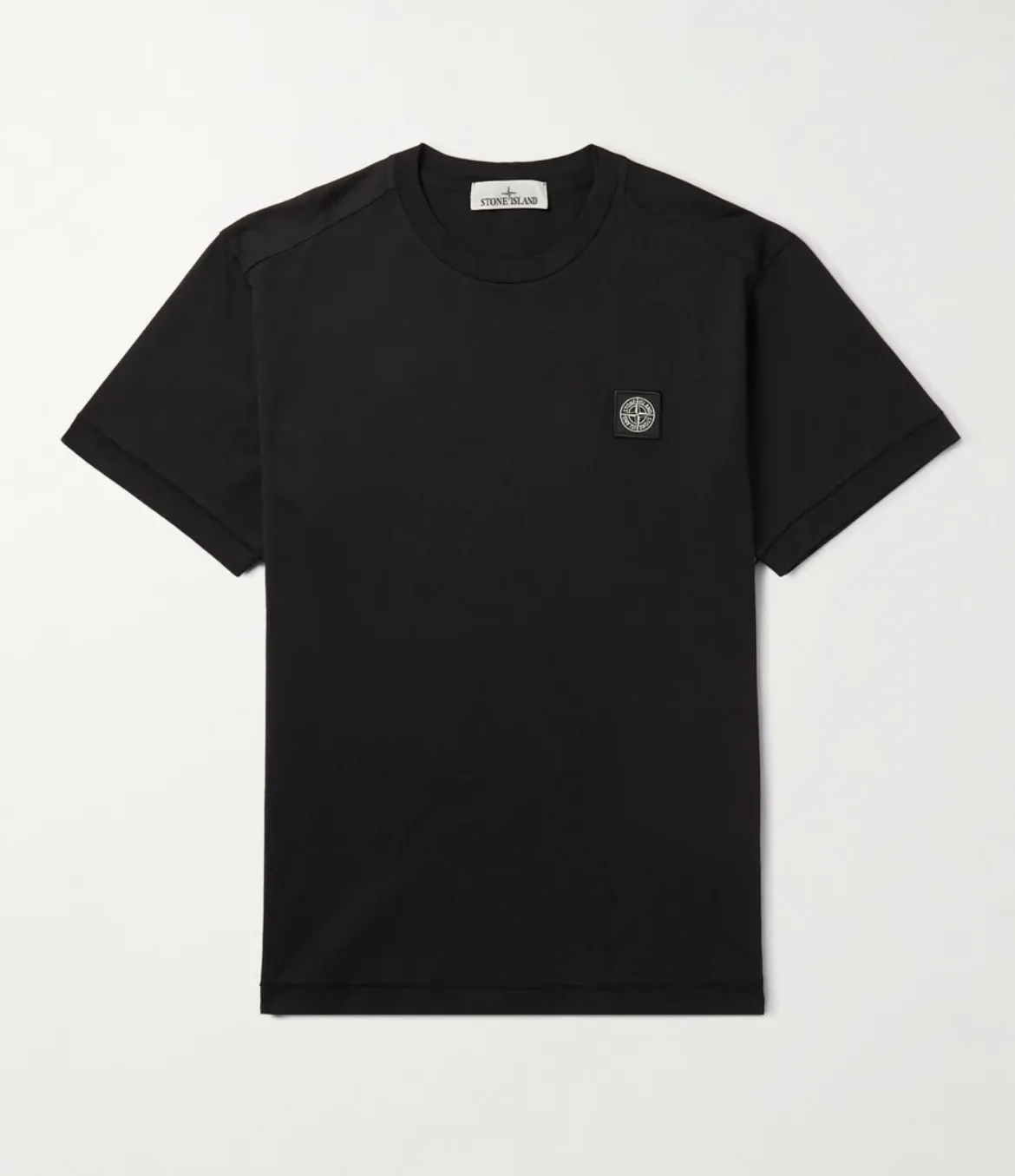 STONE ISLAND  |Plain Cotton Logo T-Shirts