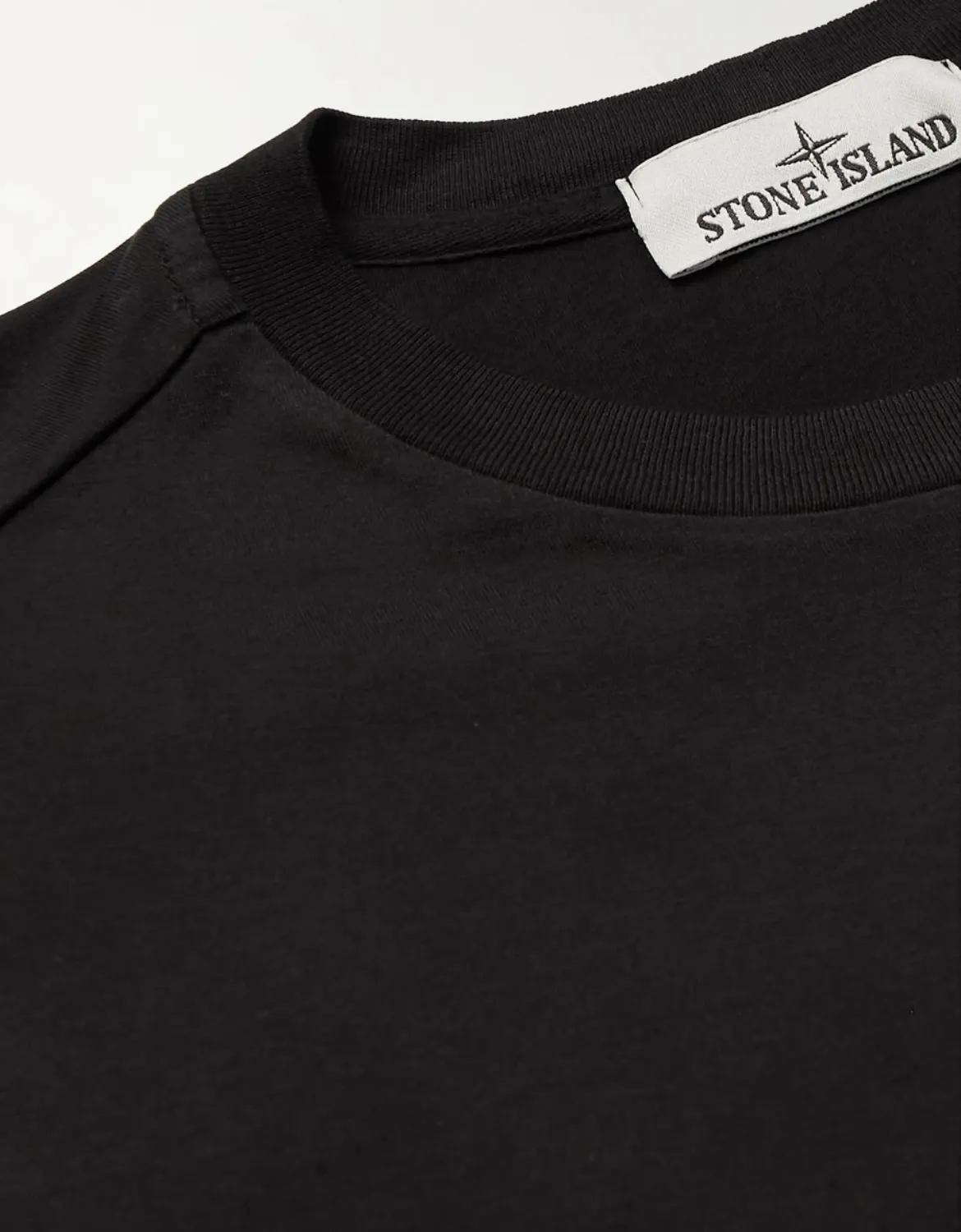 STONE ISLAND  |Plain Cotton Logo T-Shirts