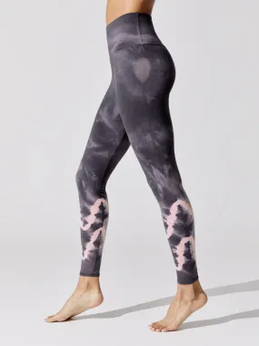 Sunset Legging - Chevron - Slate/Rose Gold