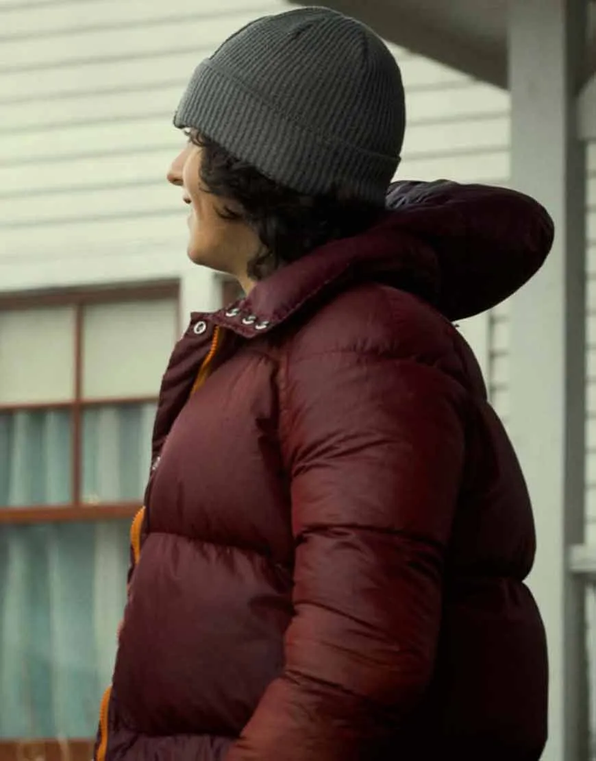 Superman And Lois Alex Garfin Jacket | Jordan Kent Maroon Puffer Jacket