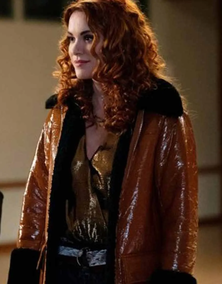 Supernatural S15 Danneel Ackles Coat | Anael Brown Coat | Ujackets.com