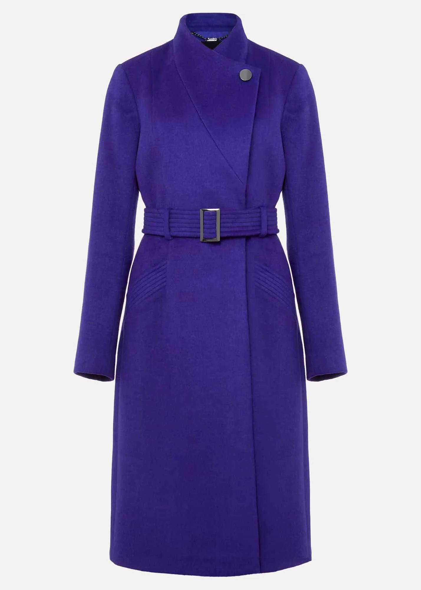 Susanna Purple Wool Coat