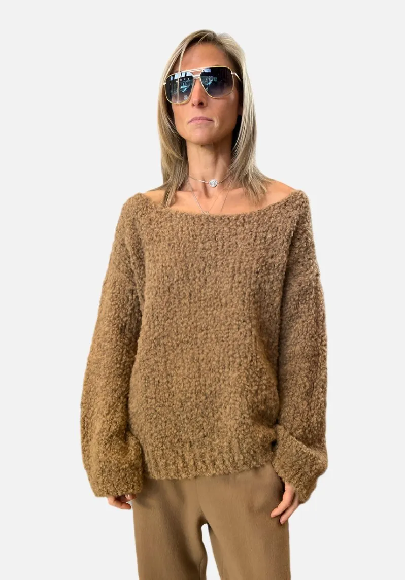 Sweater - Camel