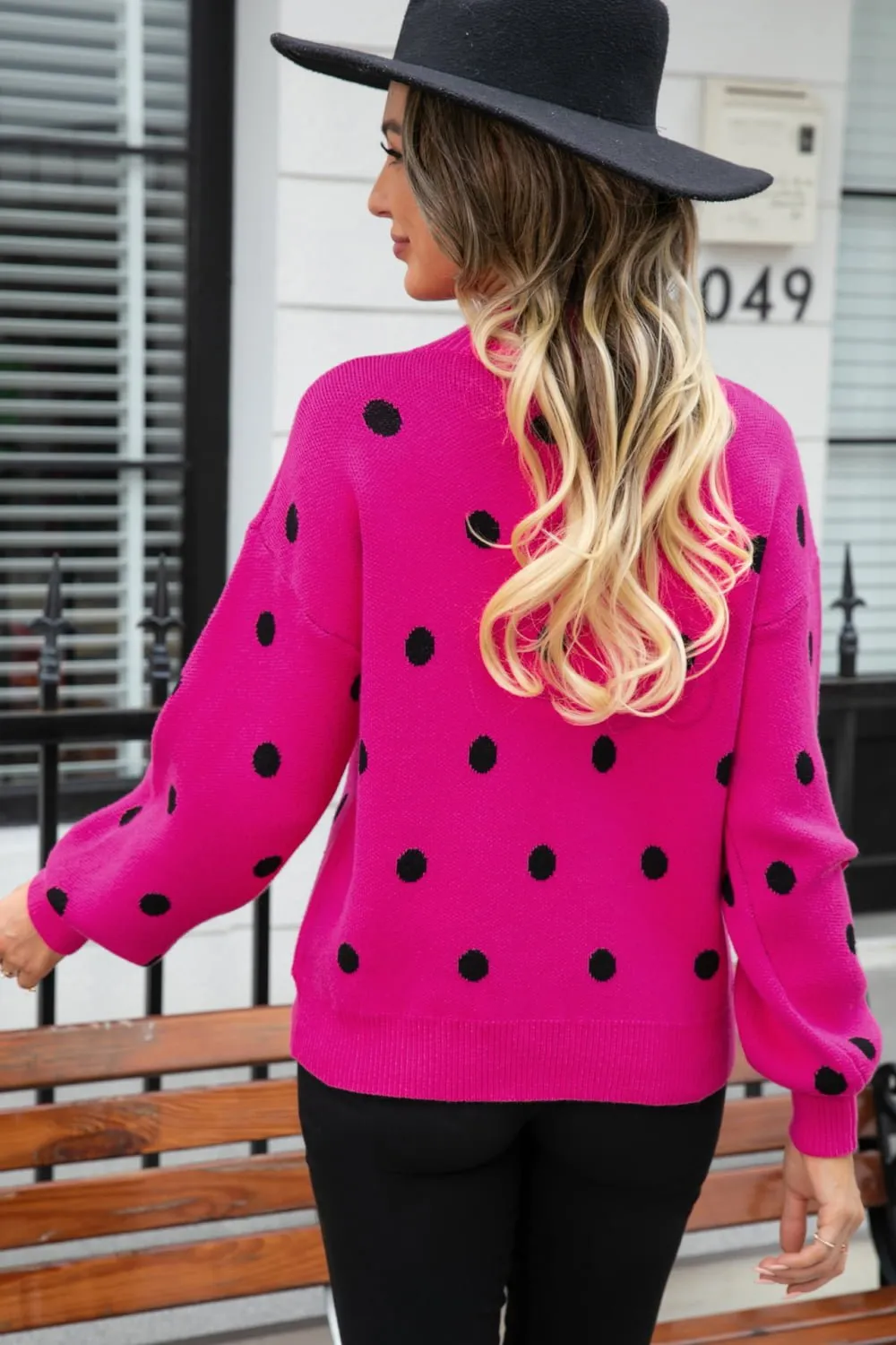 Tashara Polka Dot Sweater