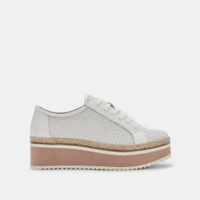 TELAH SNEAKERS WHITE MESH - re:vita