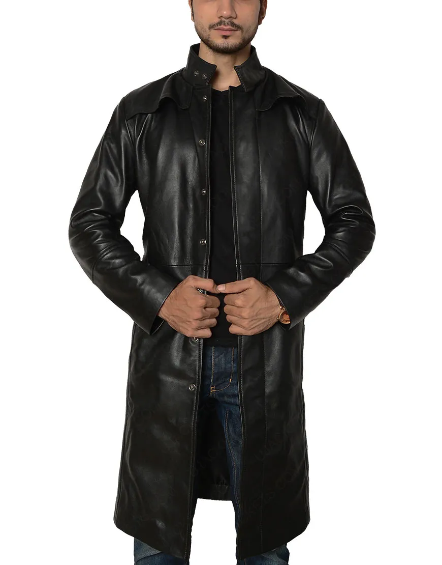 The Matrix Keanu Reeves Trench Coat | Ujackets.com - 40% OFF