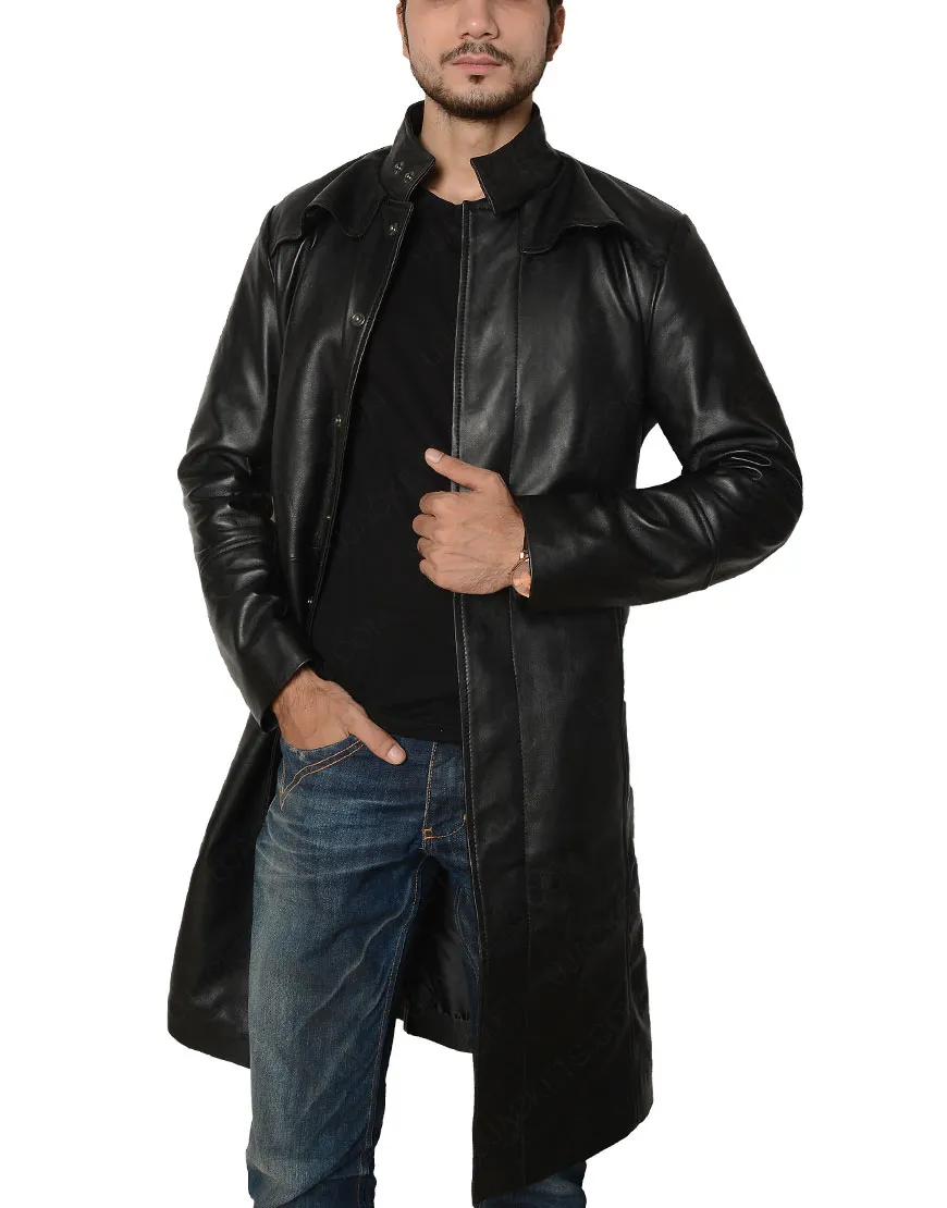 The Matrix Keanu Reeves Trench Coat | Ujackets.com - 40% OFF