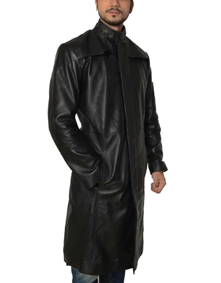 The Matrix Keanu Reeves Trench Coat | Ujackets.com - 40% OFF