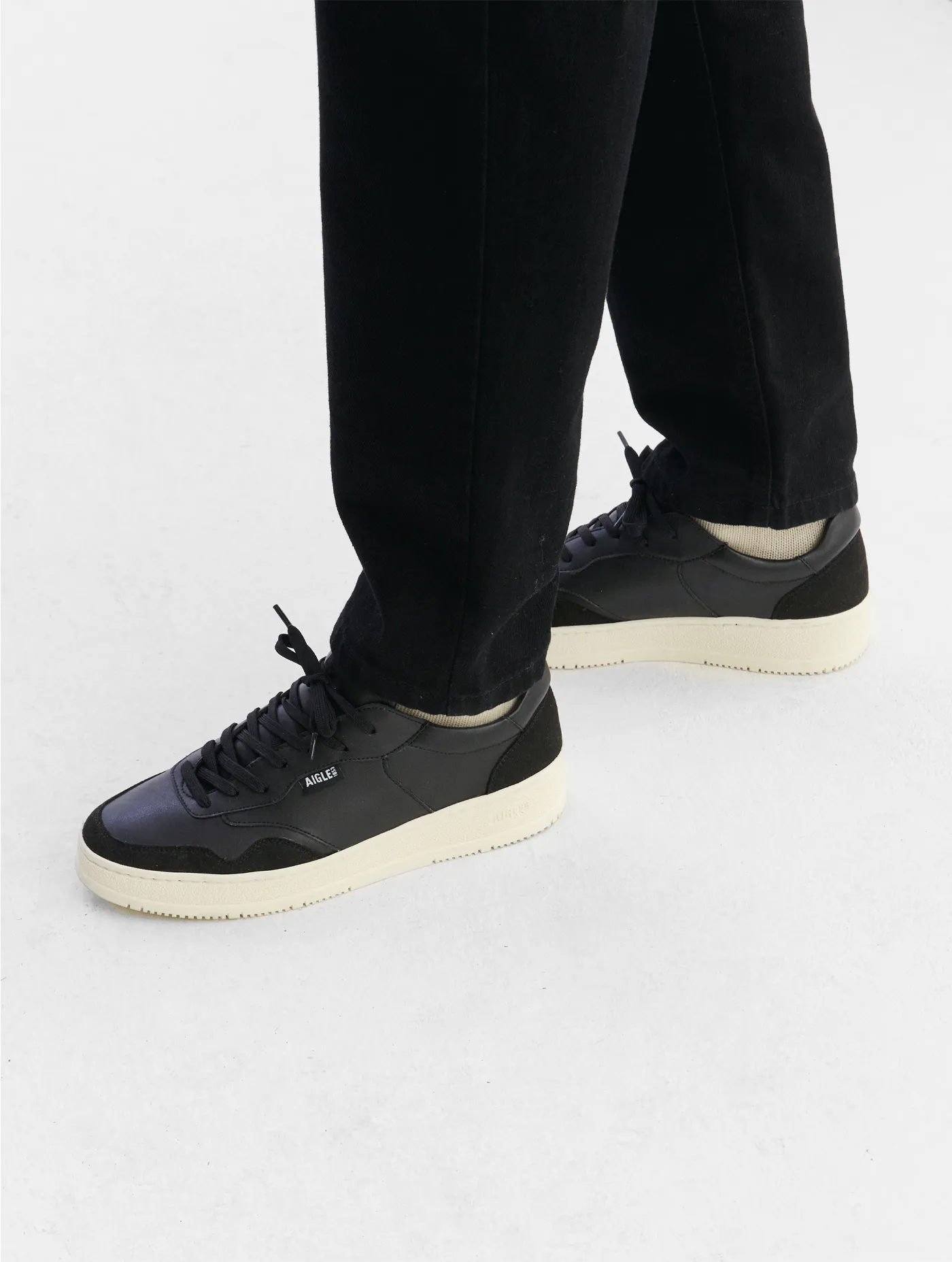 The sustainable leather sneaker.