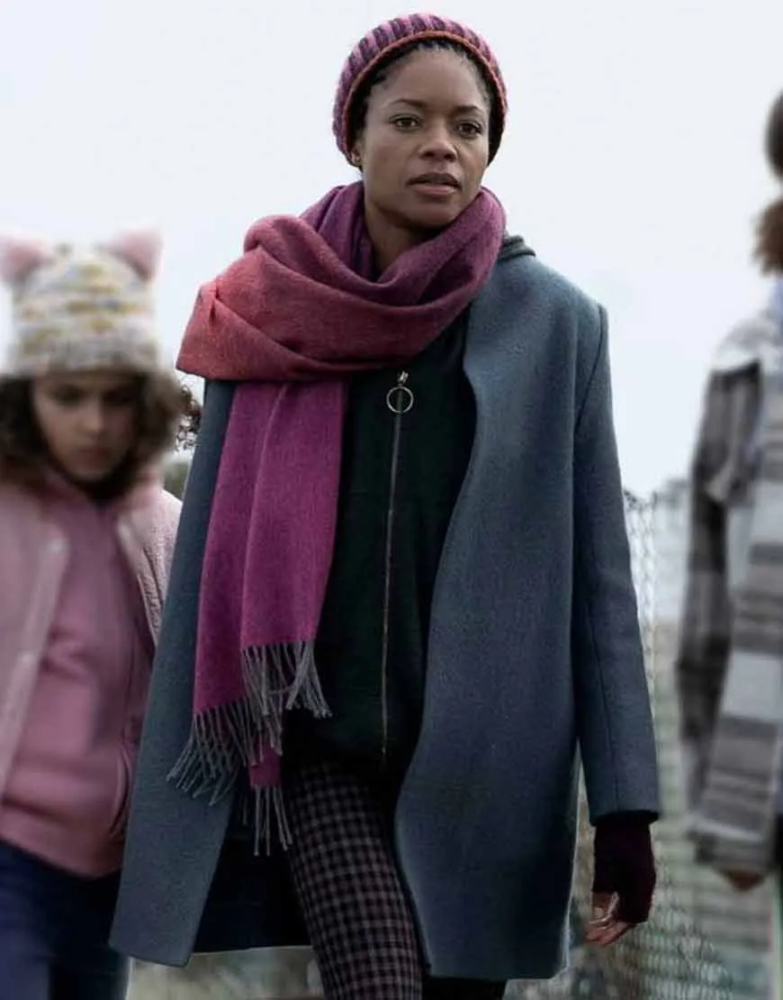 The Third Day Naomie Harris Coat | Helen Grey Coat | Ujackets.com