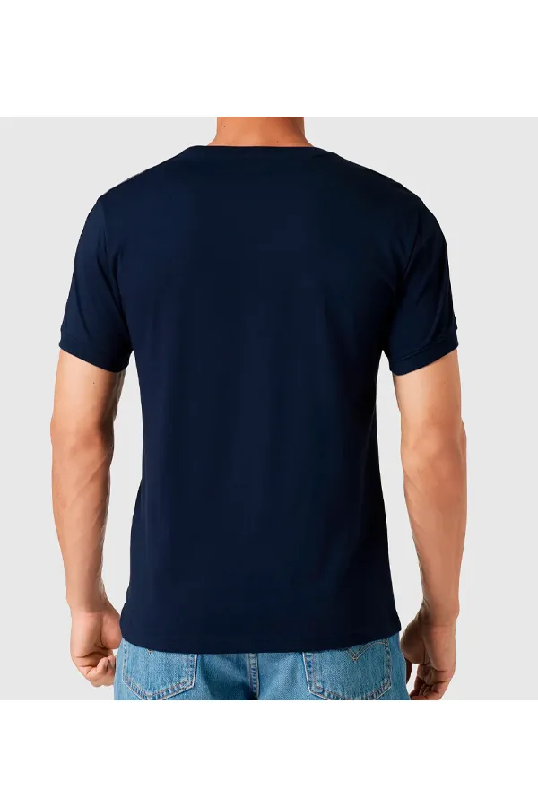 Tommy Hilfiger Logo Sleeve Tee Navy