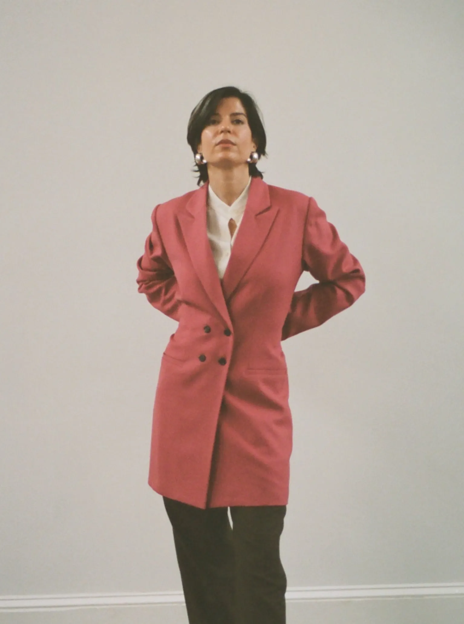 Traveler's Coat, Pink