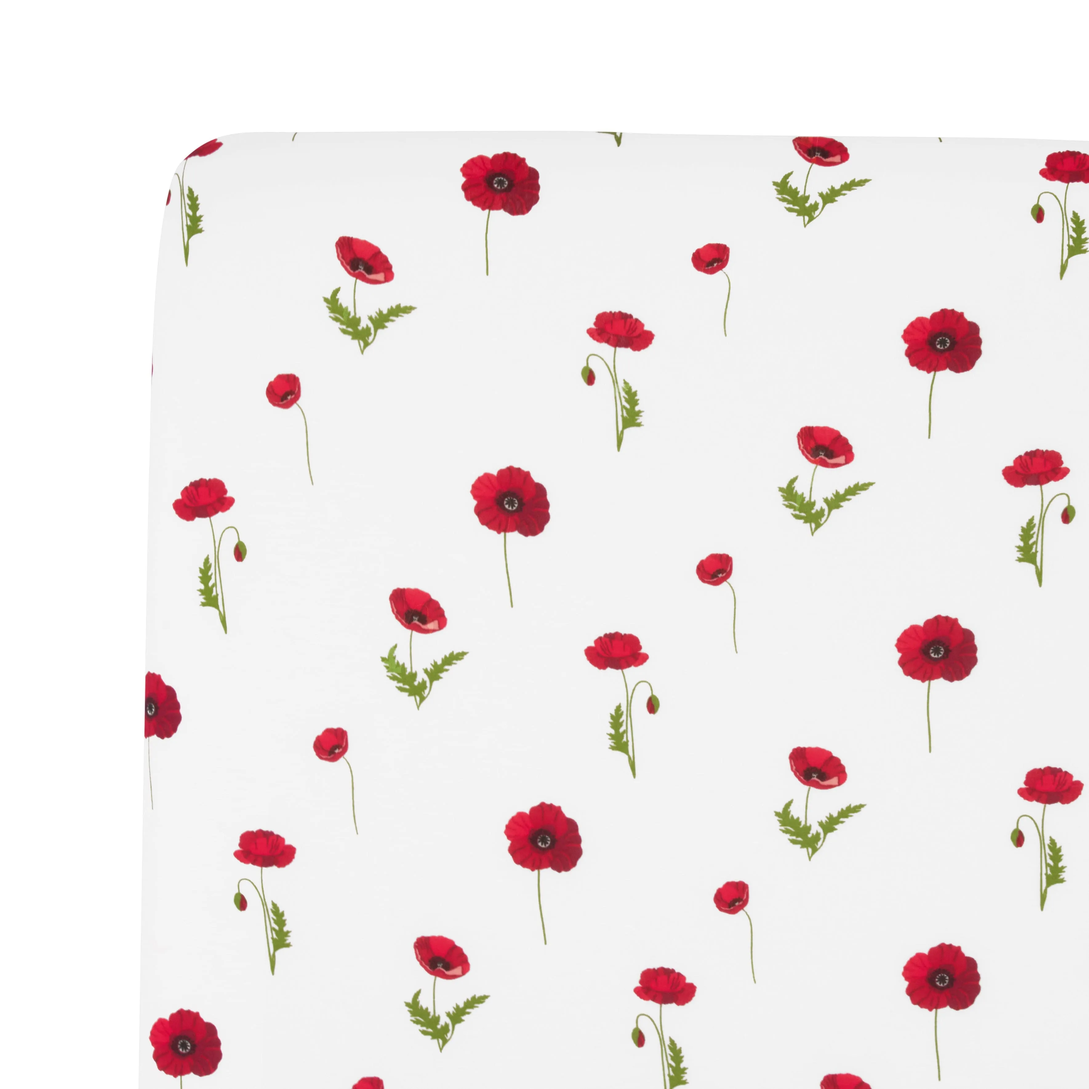 Twin Sheet in Cloud Poppies