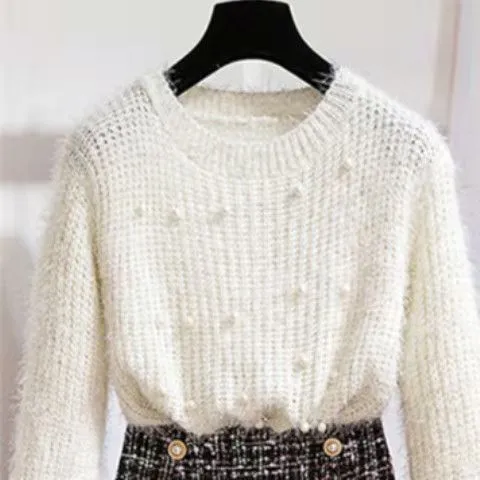 Two-piece Beaded Sweater