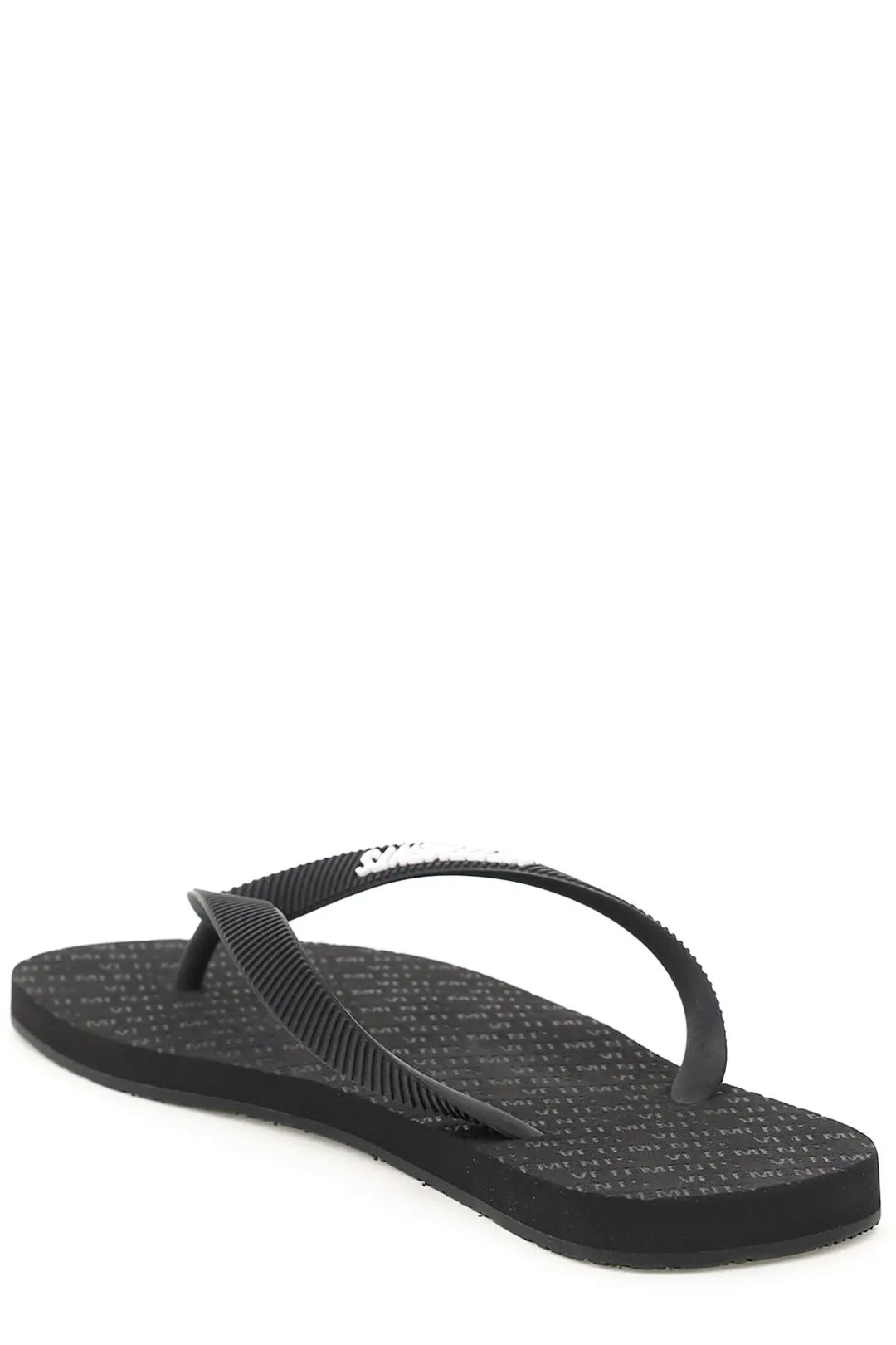 Vetements Logo Embossed Flip Flops