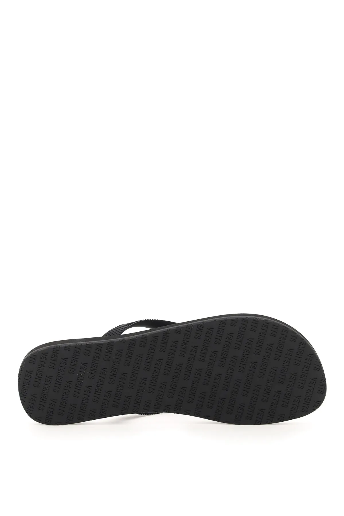 Vetements Logo Embossed Flip Flops