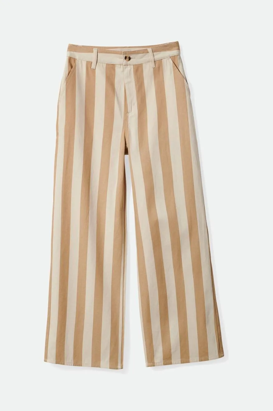 Victory Wide Leg Pant - Sand