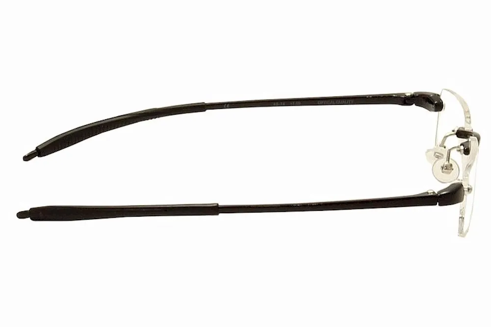 VisuaLites Vis1 Reading Glasses Men's Black Rimless +1.75