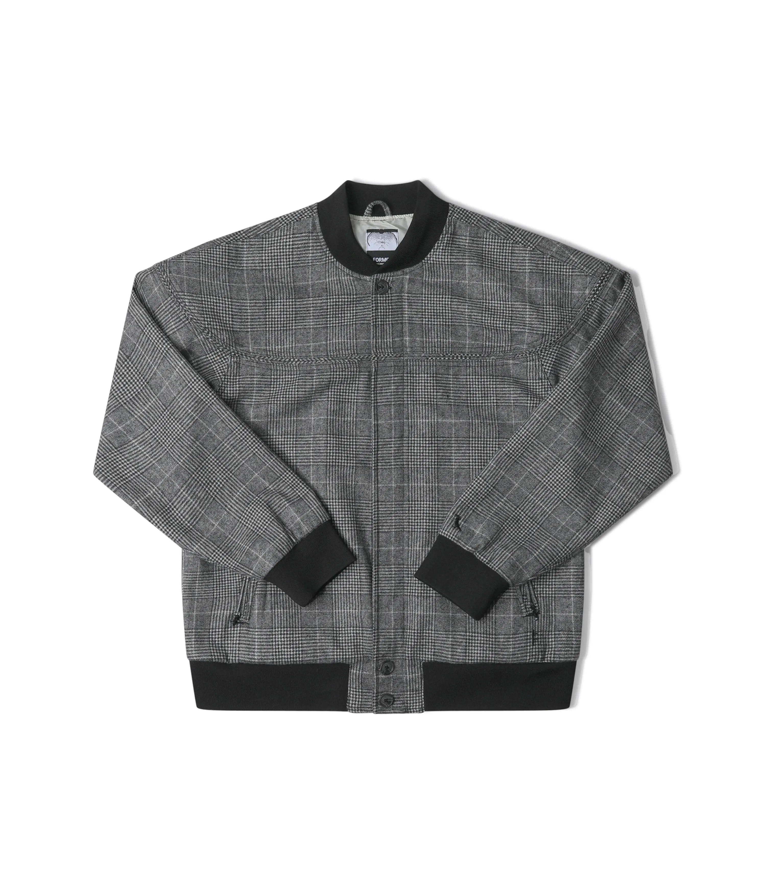 VT BOMBER JACKET // GREY CHECK