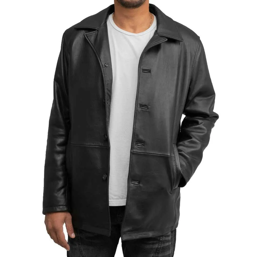 Whet Blu Mens Strata New Zealand Lambskin Jacket