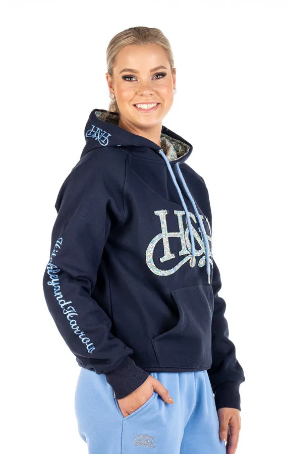 Winter Collection - HD13 Navy w/ Powder Blue Hoodie