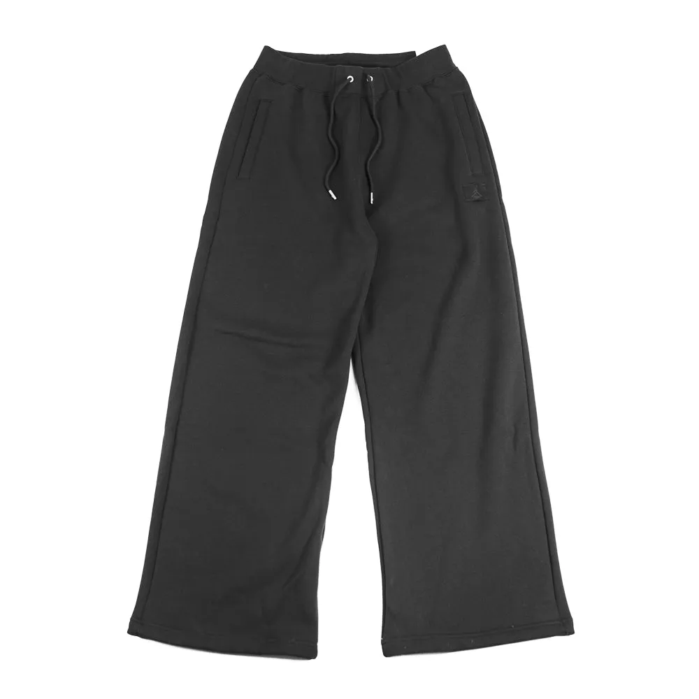 WMNS Jordan Flight Fleece Open Hem Pant (Black)