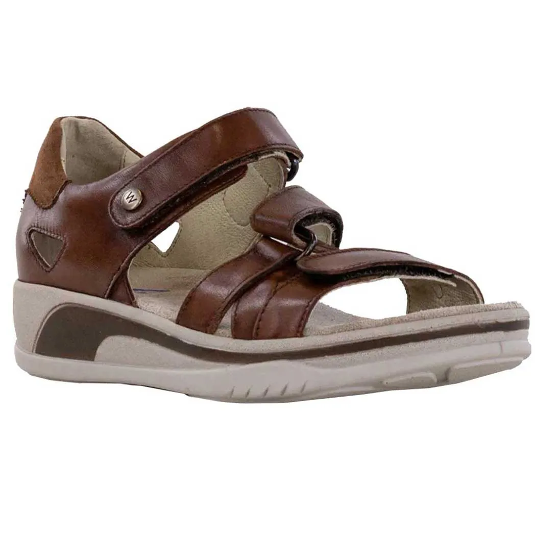 Wolky Desh Sandal Cognac Savana Leather 0105530430 (Women's)