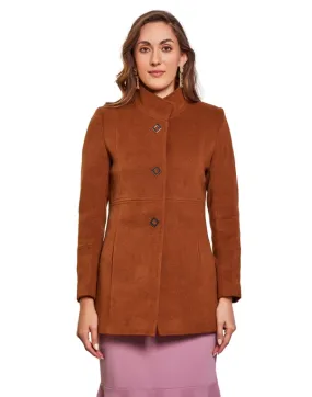 Women Coat Tan Color