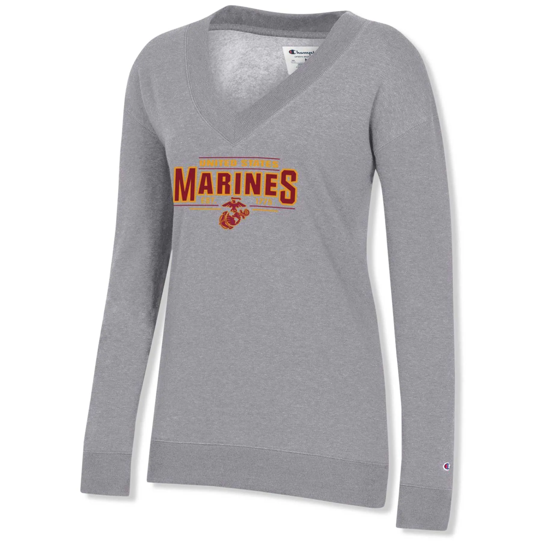 Women's USMC V-Neck Fleece Tunic