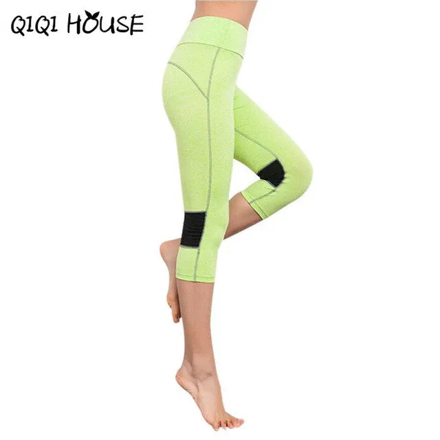 Workout Clothes Elasticity Exercise Fitness Pants Leggings Capris For Women Calzas Deportivas Mujer#B816 SM6