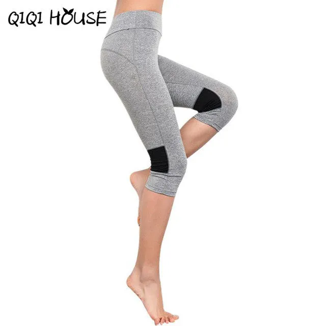 Workout Clothes Elasticity Exercise Fitness Pants Leggings Capris For Women Calzas Deportivas Mujer#B816 SM6