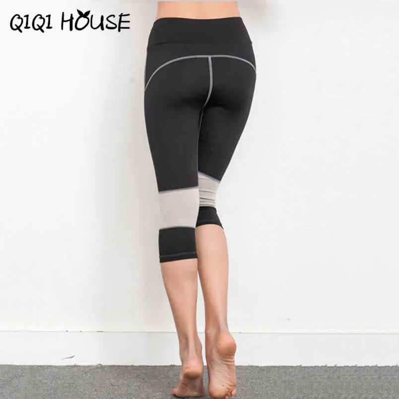 Workout Clothes Elasticity Exercise Fitness Pants Leggings Capris For Women Calzas Deportivas Mujer#B816 SM6