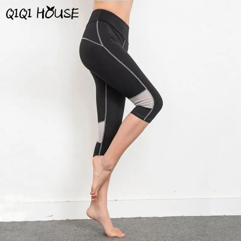 Workout Clothes Elasticity Exercise Fitness Pants Leggings Capris For Women Calzas Deportivas Mujer#B816 SM6