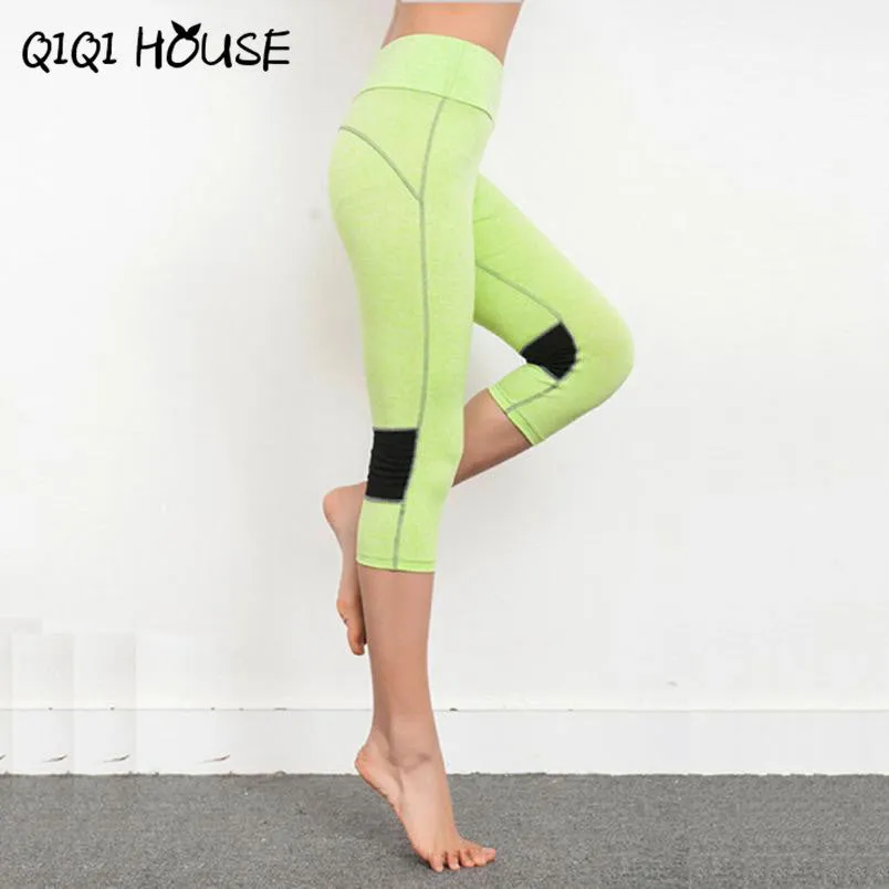 Workout Clothes Elasticity Exercise Fitness Pants Leggings Capris For Women Calzas Deportivas Mujer#B816 SM6