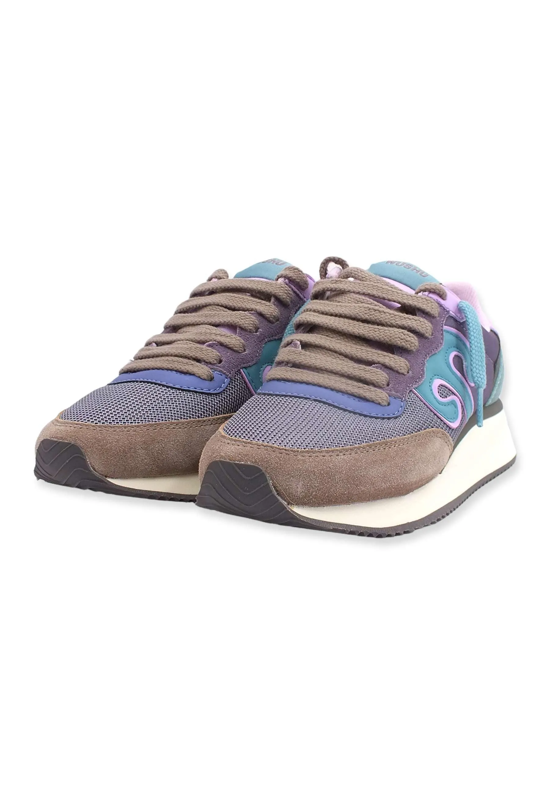 WUSHU Master Sport Sneaker Donna Tortora Violet Turchese MS160