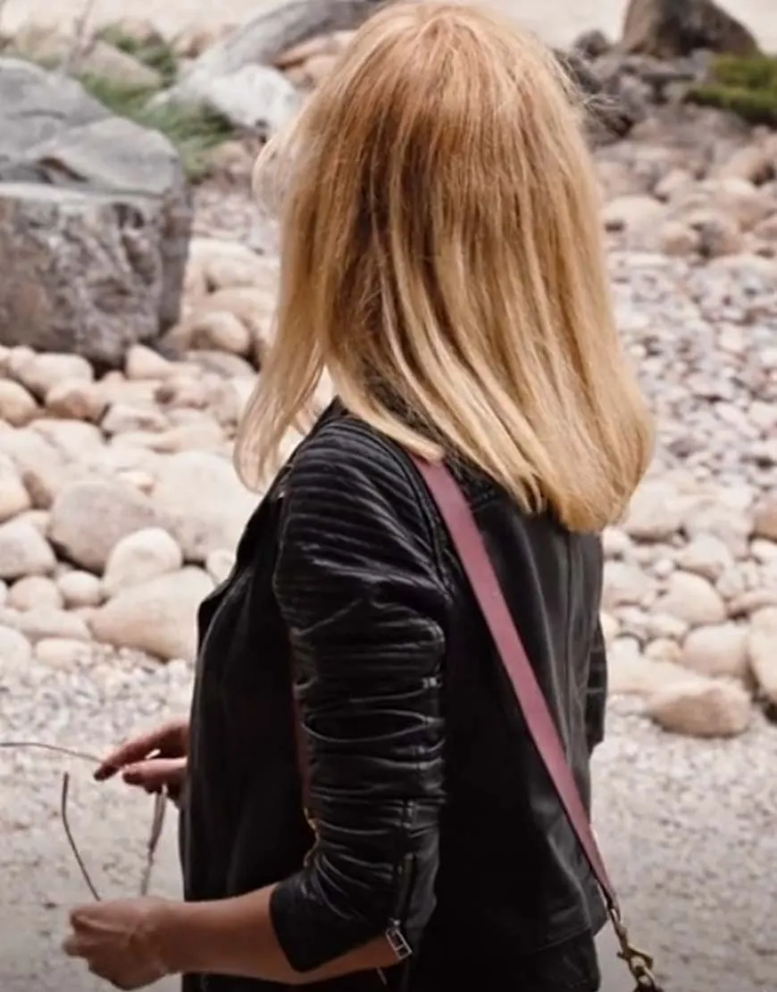 Yellowstone S04 Kelly Reilly Leather Jacket | Beth Dutton Leather Jacket