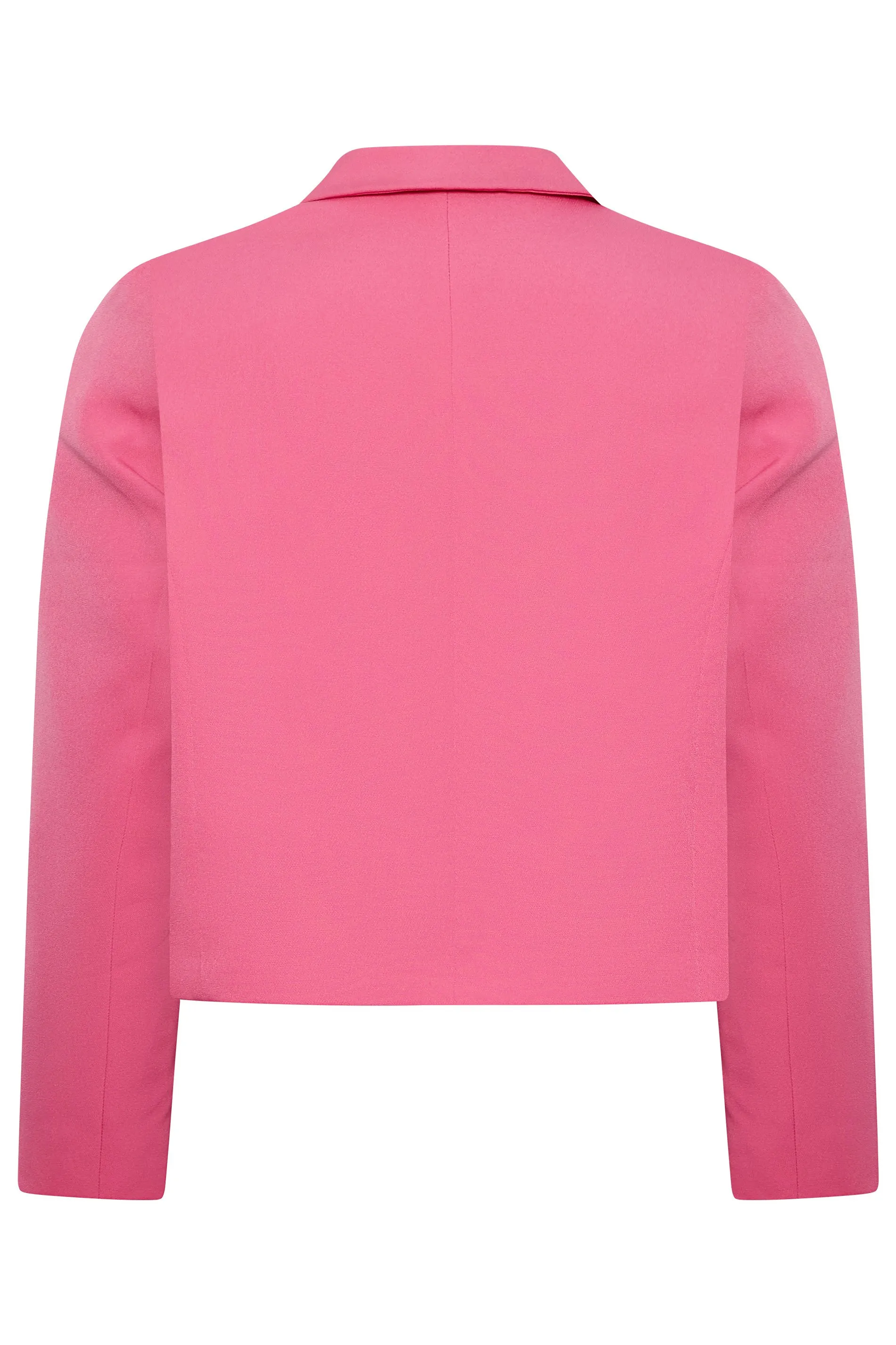 YOURS Curve Pink Cropped Blazer