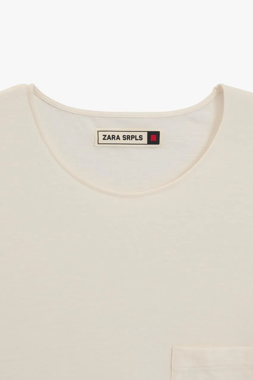 ZARA  |Plain T-Shirts